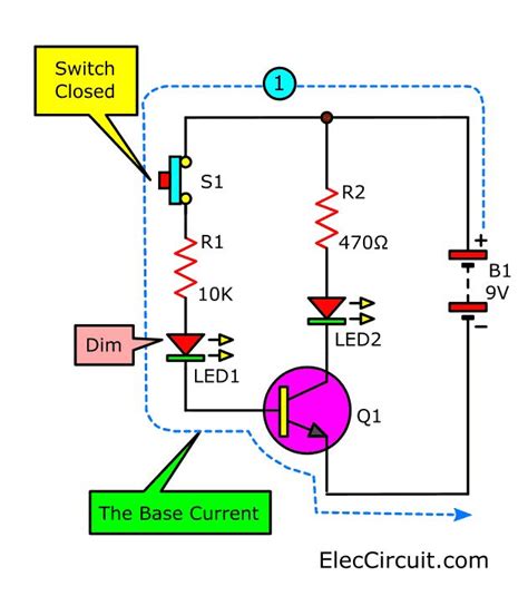 A B In Transistor Circuit Diagram