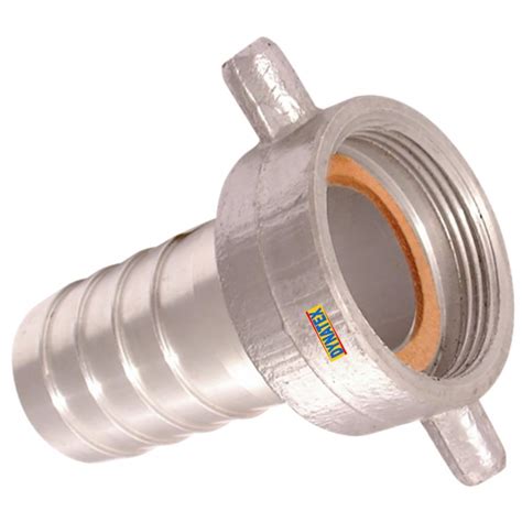 2 Inch BSP Coupling Water Pump Female Hose Tail Connector 50mm Suction Layflat - Dynatex