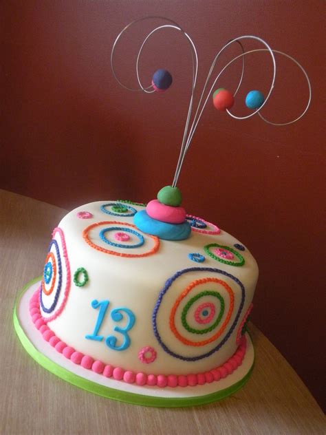 Funky 13Th Birthday - CakeCentral.com