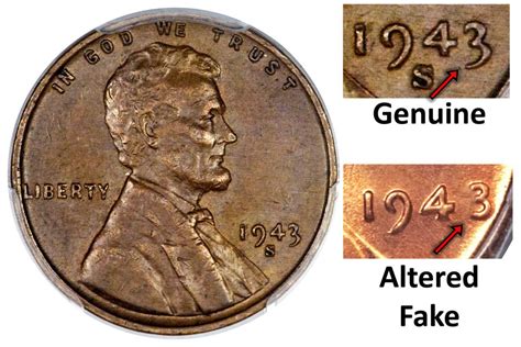 1943 Copper Penny - Spotting a Fake