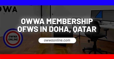 OWWA Qatar Appointment | Renew Membership MWO Doha Office - OWWA Online