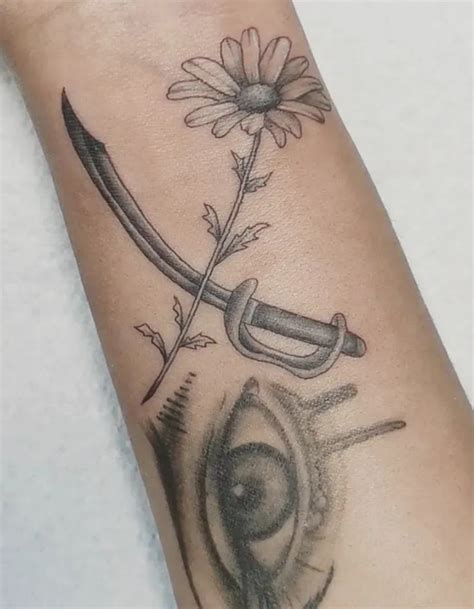 61 Incredible Sword Dagger Knife Tattoo Design For Both Men And Women - Psycho Tats