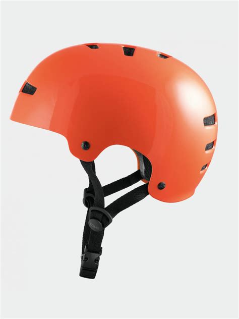 TSG Evolution Solid Color Helmet (gloss orange)
