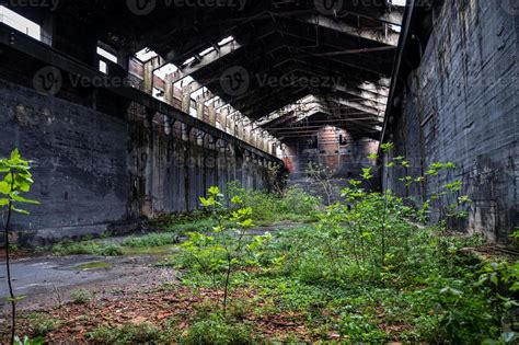 abandoned factory its interior and what remains of it 2715652 Stock ...