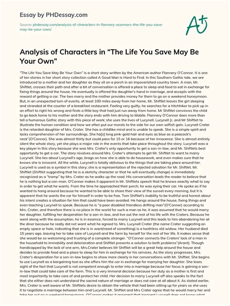 🔥 The life you save may be your own characters. The Life You Save May Be Your Own Character ...