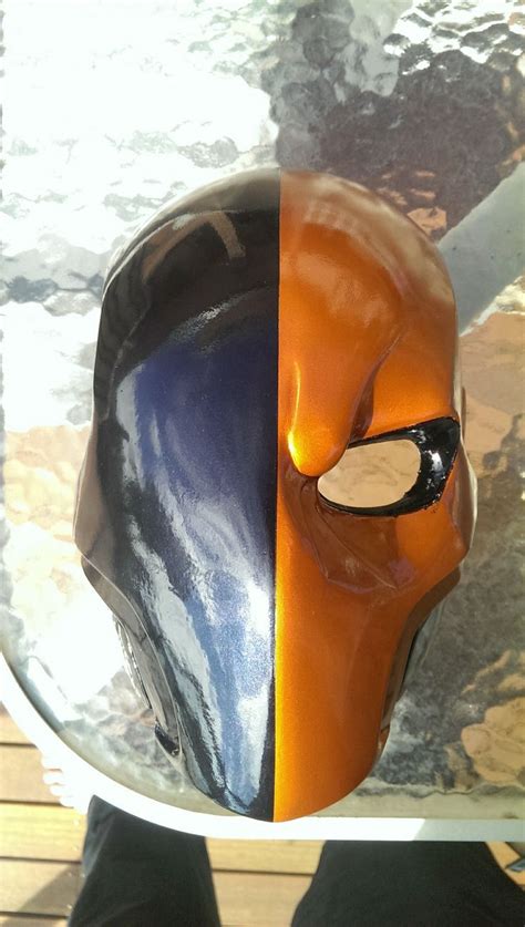 [Self] Just finished my new Deathstroke mask | Deathstroke cosplay, Deathstroke, Deathstroke mask