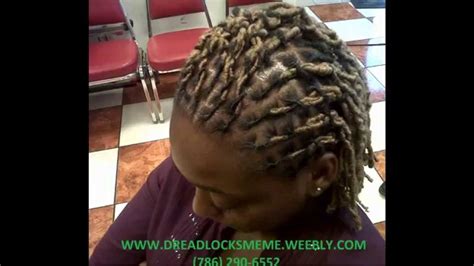 DREADLOCKS UPDO - YouTube