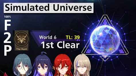 HSR - Simulated Universe - World 6 - 1st Time Clear (F2P | TL: 39 | 5/5/23 | 1.0) - YouTube