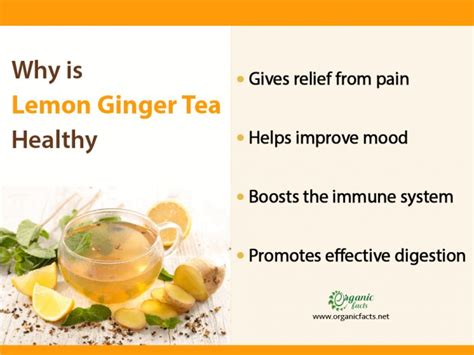 Lemon Ginger Tea: Benefits & How To Make | Organic Facts