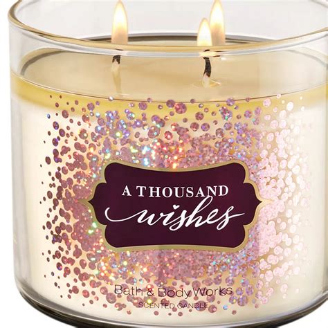 Bath & Body Works A Thousand Wishes 3-wick Candle | Home Fragrances ...