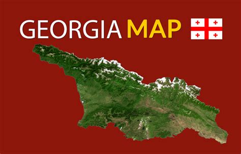 Map of Georgia (Europe) - GIS Geography