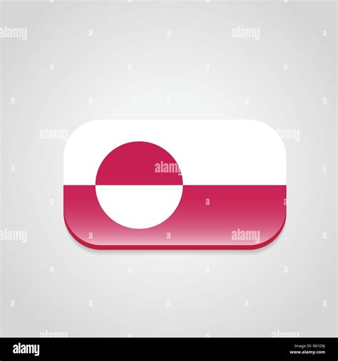 Greenland Flag Design Vector Stock Vector Image & Art - Alamy