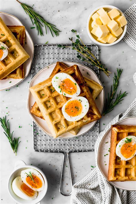 Savoury Waffles with Cheese | Cravings Journal