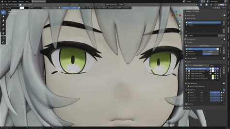 Painting Anime Eyes using Blender & Ucupaint (Demo) - YouTube