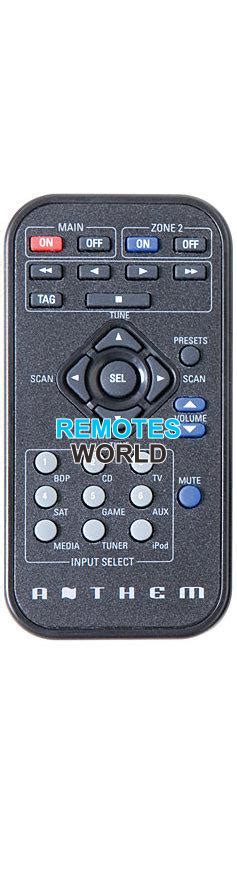 Replacement remote for Anthem MRX300 MAIN, MRX500 MAIN, MRX700 MAIN