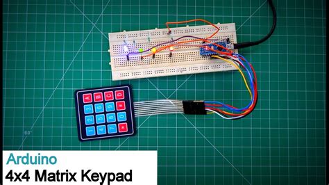 Arduino 4x4 Matrix Keypad - YouTube