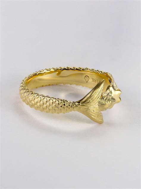 Mermaid Ring 18K Yellow Gold - LUNAR RAIN