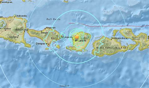 Bali earthquake map: Where is Lombok? How close is Lombok to Bali in ...