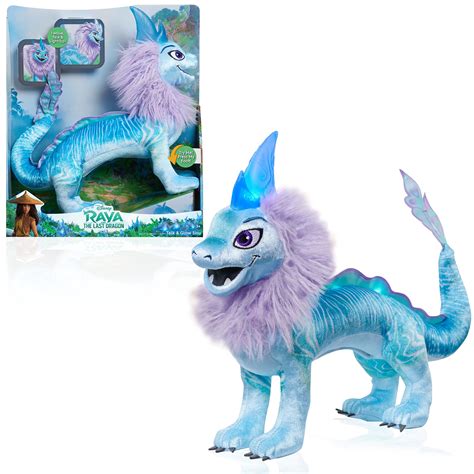 Buy Disney Raya and the Last Dragon Talk & Glow Sisu Plush Stuffed Animal Dragon with Lights and ...