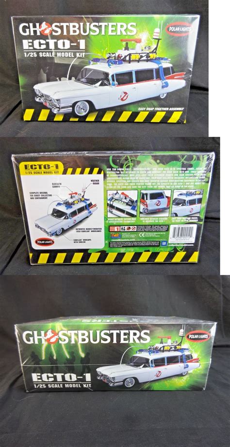 Other Automotive Models and Kits 1190: Polar Lights Ghostbusters Ecto-1 Snap Together Model Kit ...