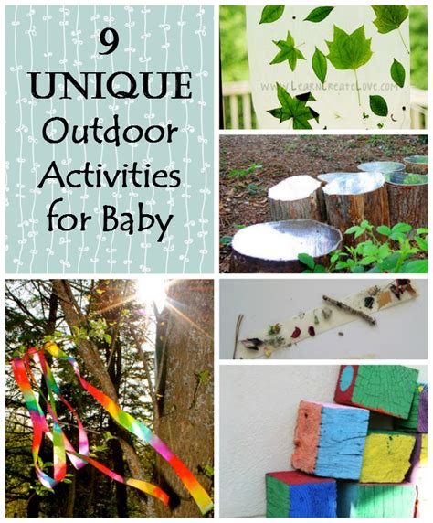 9 UNIQUE Outdoor Activities for Babies - How Wee Learn