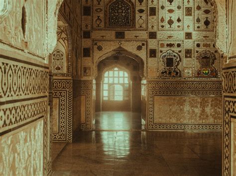 Mosaic Interior of Sheesh Mahal Amer Fort, Jaipur, India · Free Stock Photo