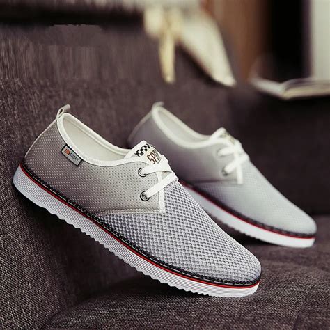 Summer Breathable Fashion Mens Mesh Shoes Men Casual Good Quality Men's ...