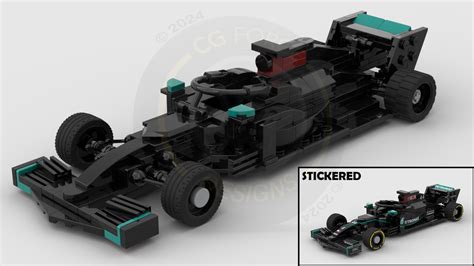 LEGO MOC F1 Mercedes W11 by LegoCG | Rebrickable - Build with LEGO