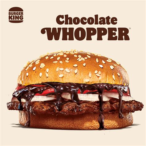 Ezúttal mégsem áprilisi tréfa volt a csokis Whopper - Fast Food Central