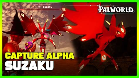 Capture Alpha Suzaku | Palworld Gameplay - YouTube