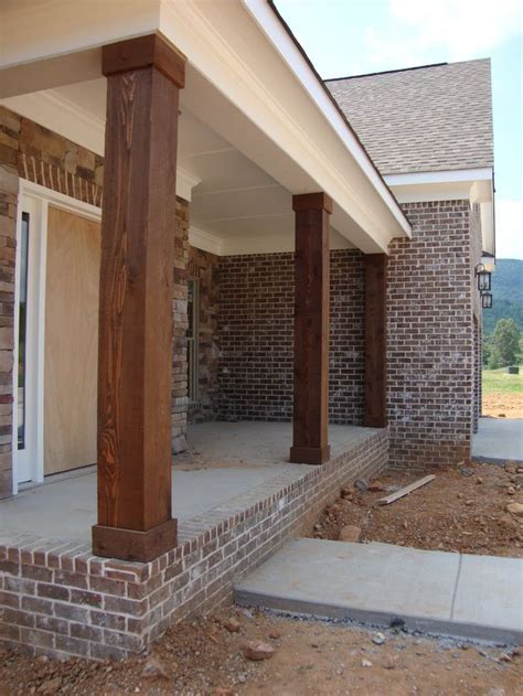 cedar columns - will only cost around $150 to make 3 to update my 1970s porch - Home Decor ...