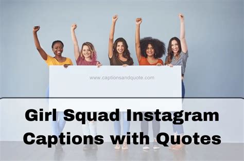 390+ Best Girl Squad Instagram Captions with Quotes In 2024