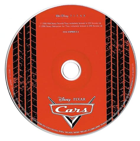 Cars Original Score Soundtrack CD Disney Pixar EMI Records UK Edition 2006 - CDs