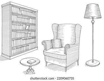 Library Clip Art Black And White