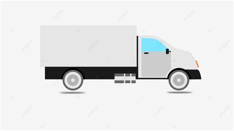 Flat Truck Vector, Truck, Flat Truck, Truck Vector PNG and Vector with Transparent Background ...