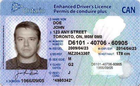 Canadian Drivers license - Valid Documents