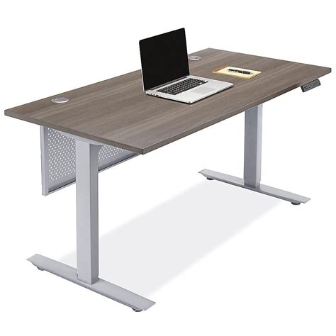 Downtown Adjustable Height Desk in Stock - ULINE | Adjustable height ...