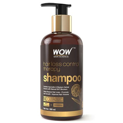 WOW Skin Science Hair Loss Control Therapy Shampoo - Increase Thick & Healthy Hair Growth ...