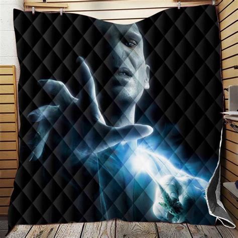 Ralph Fiennes As Lord Voldemort In Harry Potter Movie Quilt Blanket