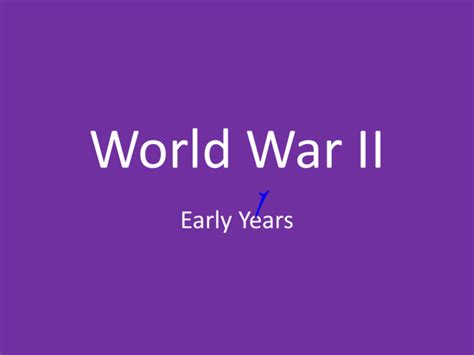World War II