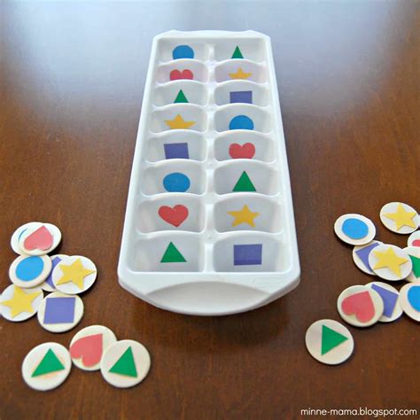 Shape Sorting for Toddlers - Mess for Less