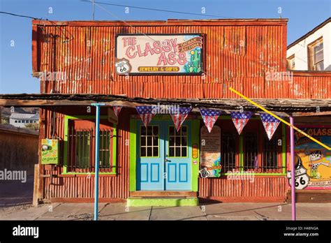 USA, Arizona, route 66, Oatman Stock Photo - Alamy