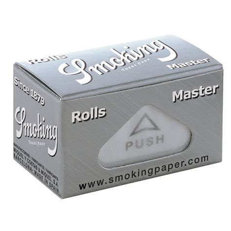 Smoking Master Rolls ultra slim Papers silver silber Rollen 5 Rolls ...