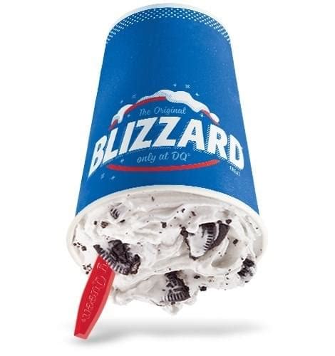 Dairy Queen Large Oreo Blizzard Nutrition Facts