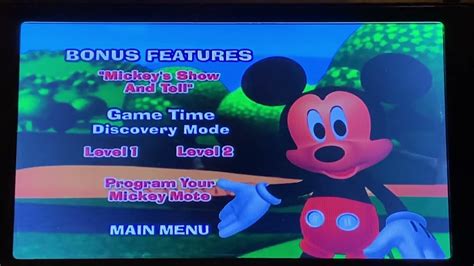 Mickey Mouse Clubhouse: Numbers Roundup 2010 DVD Menu Walkthrough - YouTube