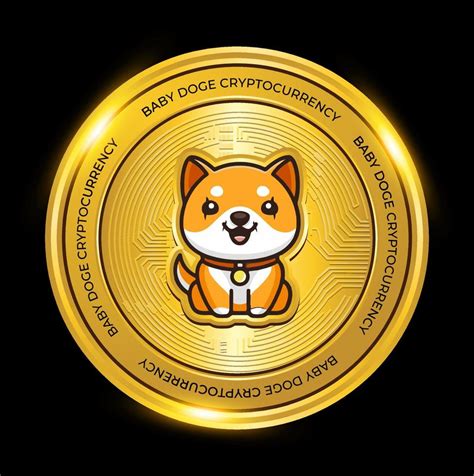 baby doge coin cryptocurrency symbol 14751057 Vector Art at Vecteezy