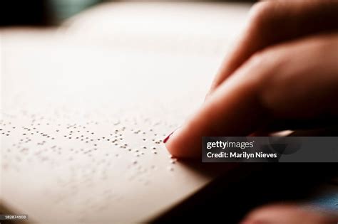 Blind Person Reading High-Res Stock Photo - Getty Images