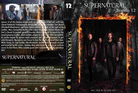 Base Um Gtba: Supernatural Season 12 (2016) R1 - Cover Serie