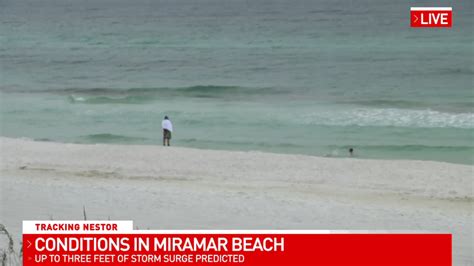 Waves pick up at Miramar Beach ahead of Tropical Storm Nestor | WEAR