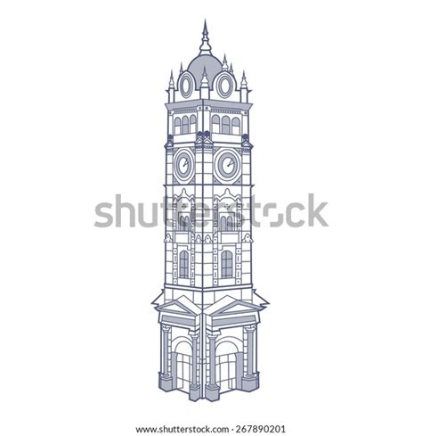 Clock Tower Faisalabad Stock Vector (Royalty Free) 267890201 | Shutterstock